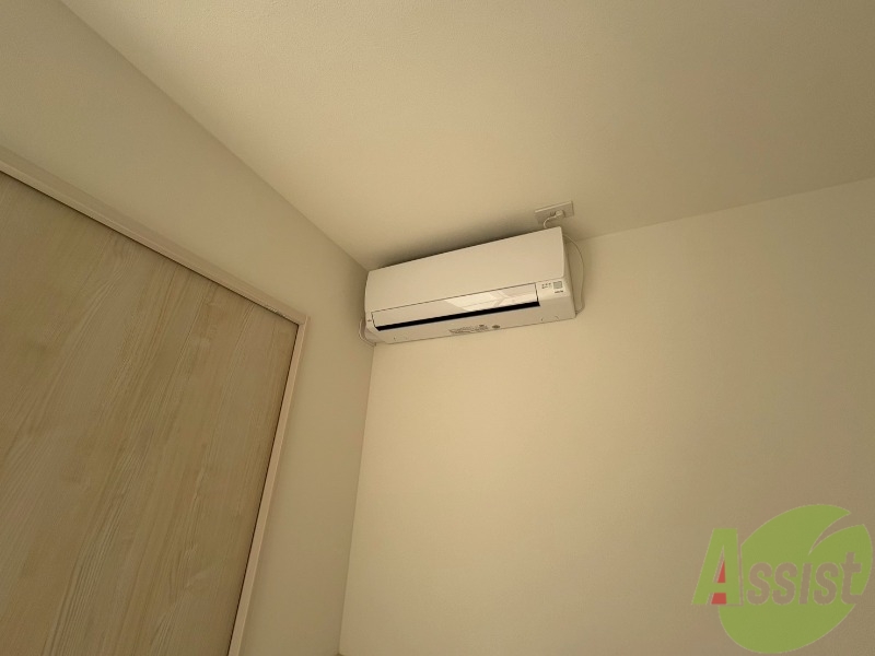 その他設備　エアコンが付いてるので、夏も冬も過ごしやすいですね。