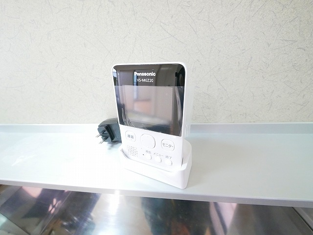 セキュリティ　モニター付きインターホンです