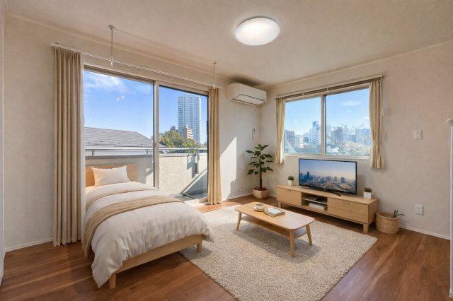 居室・リビング　家具配置イメージ画像です