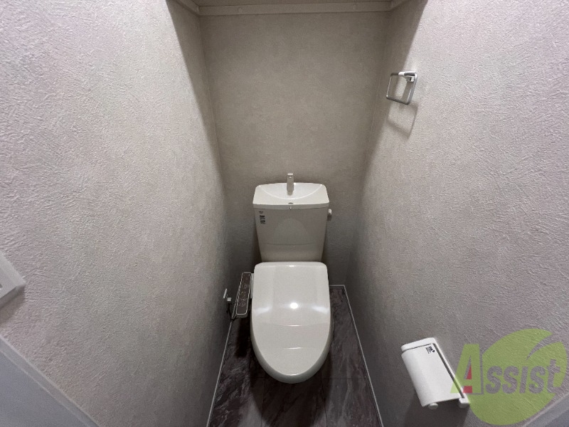 トイレ　ウォシュレット機能付きトイレは嬉しいですね。