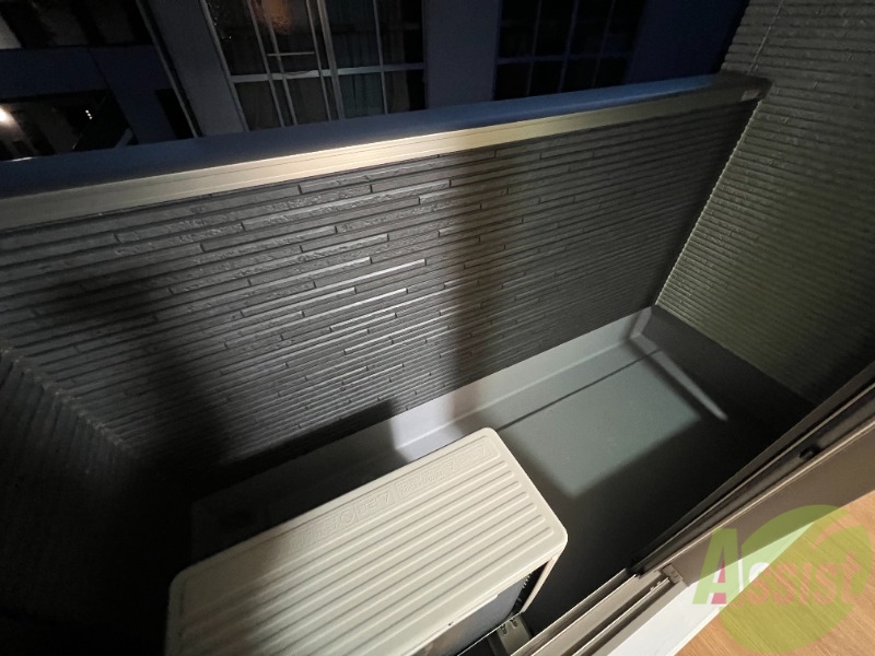 バルコニー　バルコニーで外干しも可能です。是非ご利用ください。