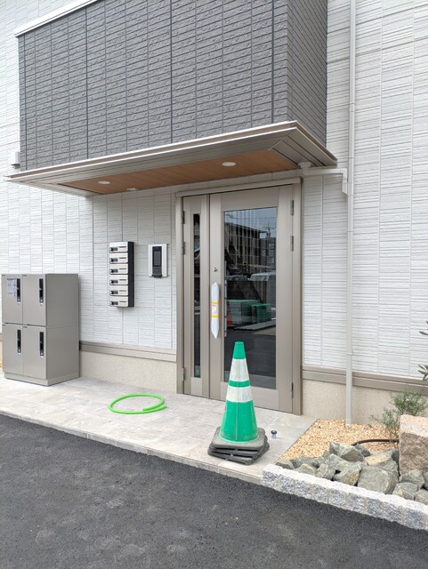 エントランス　建築中