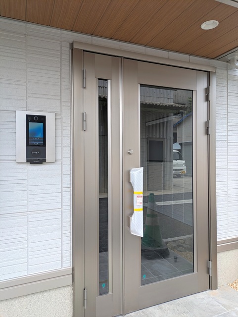エントランス　建築中