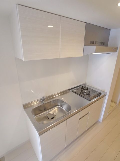 キッチン　二口コンロで料理もはかどる♪