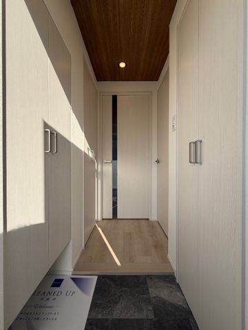 玄関　☆シューズボックス付き収納スペース☆