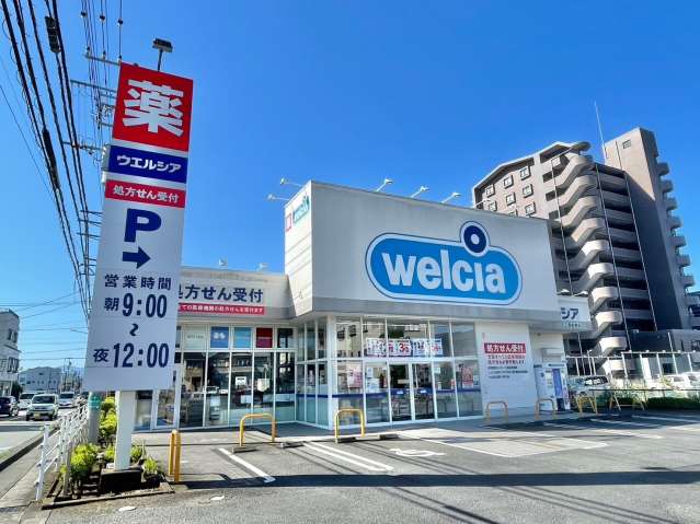 ドラックストア　ウェルシア三島松本店（ドラッグストア）まで604m
