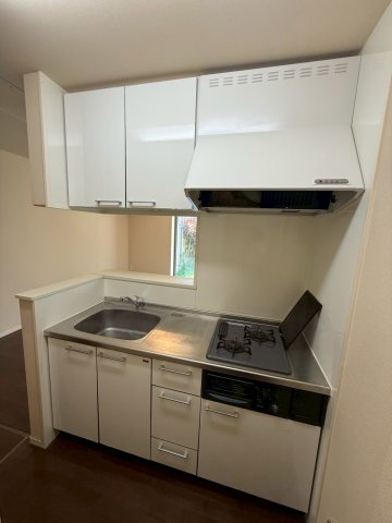 キッチン　★グリル付きガス２口システムキッチン★