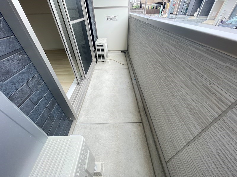 バルコニー　※別号室の写真使用中※