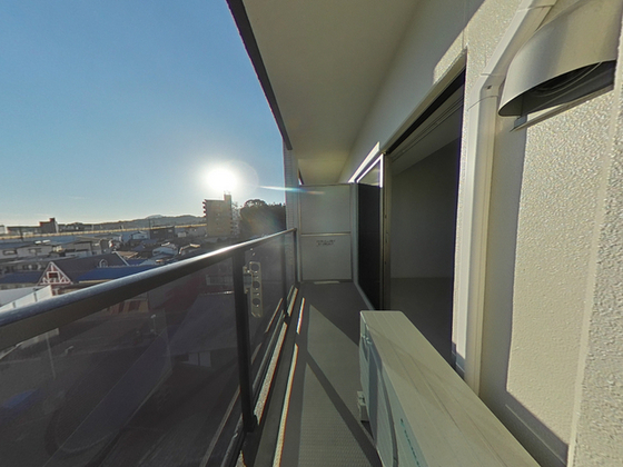 バルコニー　※別部屋の写真です