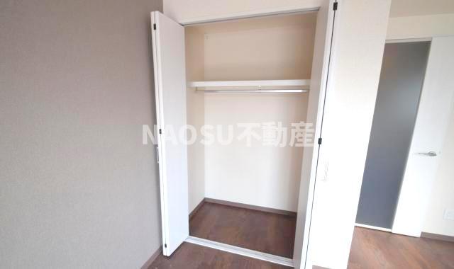 収納　たっぷりとした収納スペースです