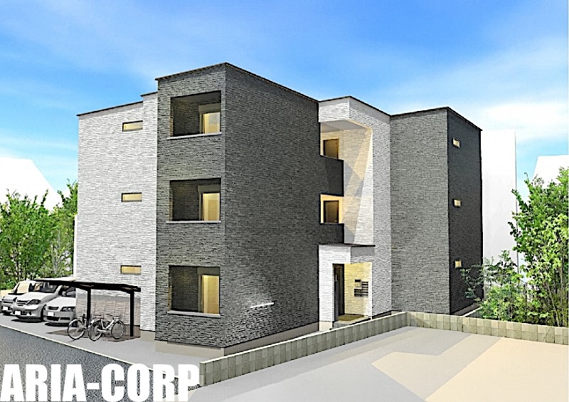 建物外観　2026年完成、大手ハウスメーカー施工デザイナーズアパート！