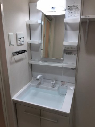 洗面設備　忙しい朝には欠かせない洗面所です♪
