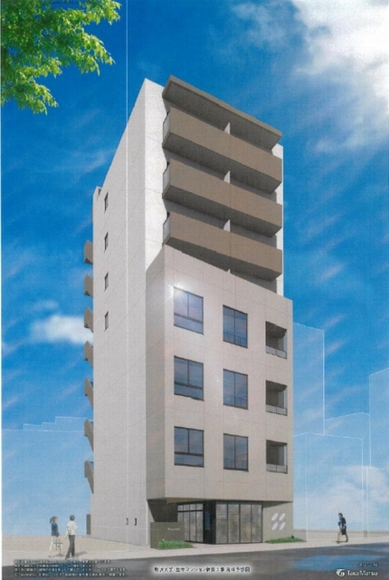 建物外観　◆インターネット無料◆充実設備の新築マンション◆※パース図