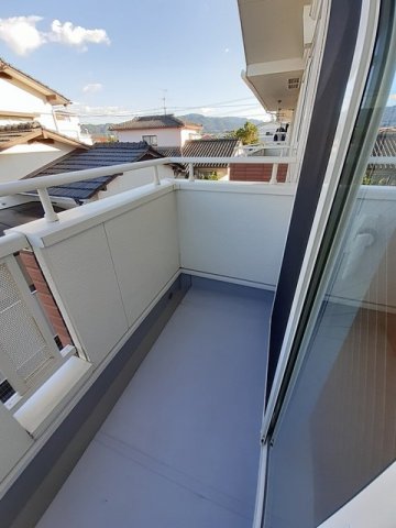 バルコニー　【ハイム・プランドール】外からの目が気にならないバルコニーで