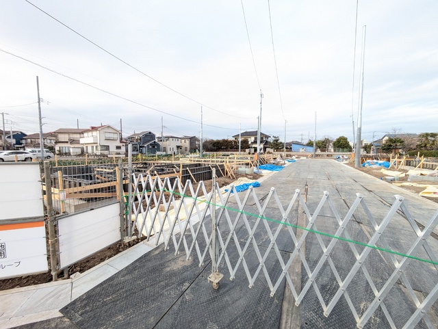 建物外観　※建築中写真です。