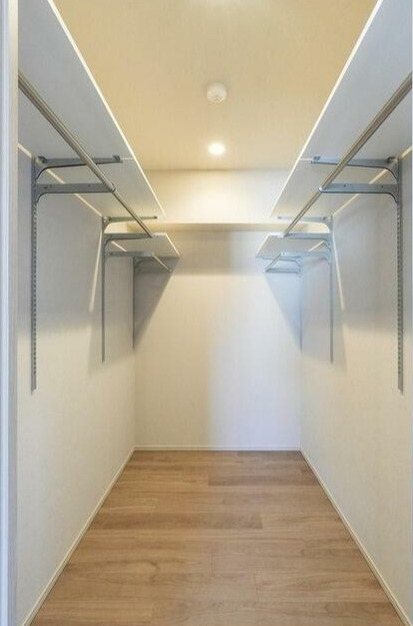 収納　たっぷりとした収納スペースです