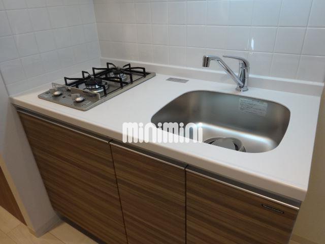 キッチン　キッチンは便利な２口コンロ付き！