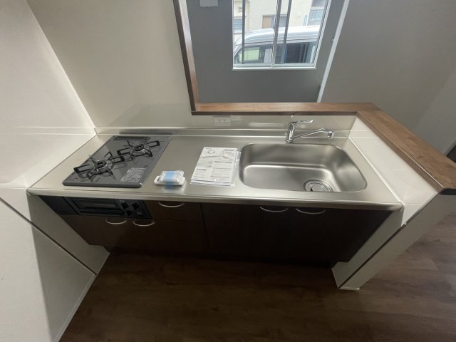 キッチン　ガスコンロ付きのシステムキッチン☆