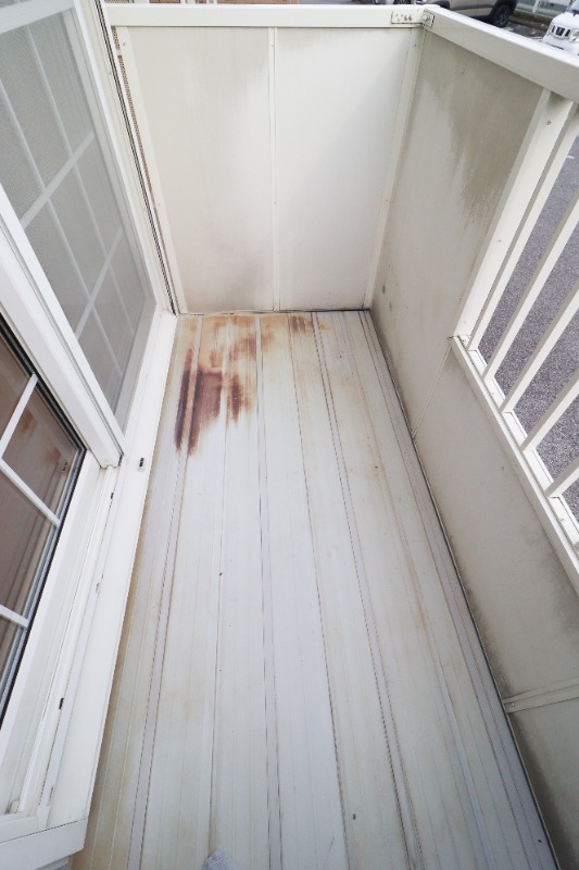 バルコニー　図面と現状が相違がある場合には現状を優先