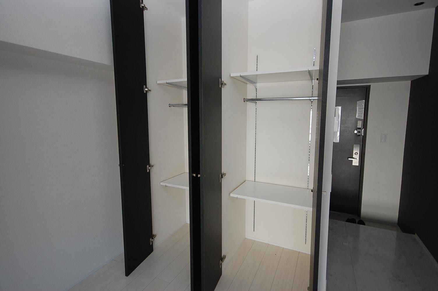 収納　十分な収納スペースがあります