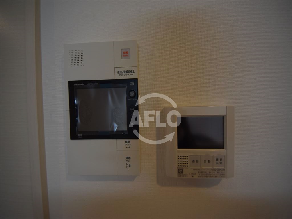 セキュリティ　アーバネックス北堀江II　ＴＶ付モニターホン