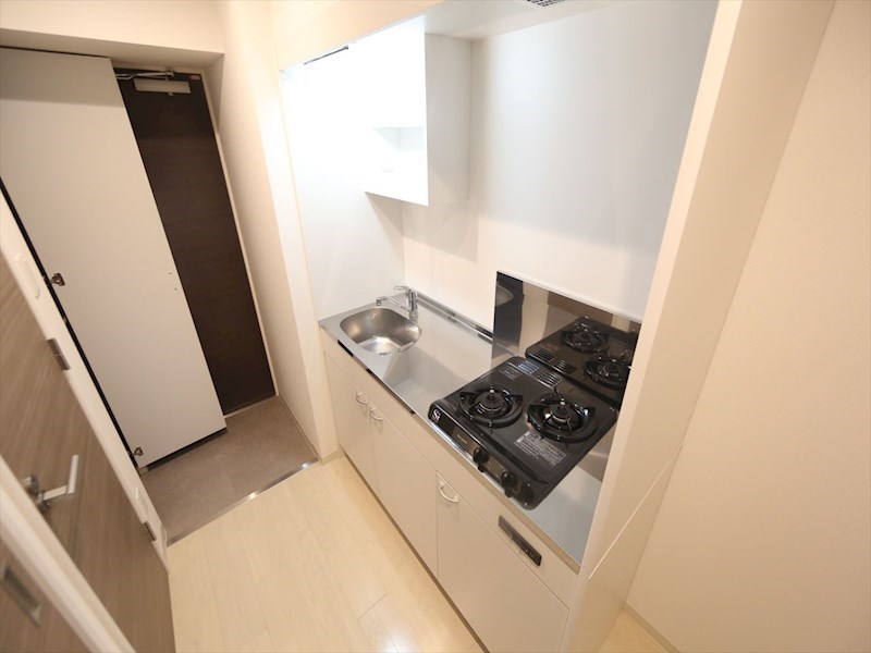 キッチン　システムキッチン（ガス2口コンロ付）