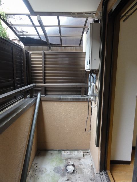 バルコニー　1階のお部屋の写真です。