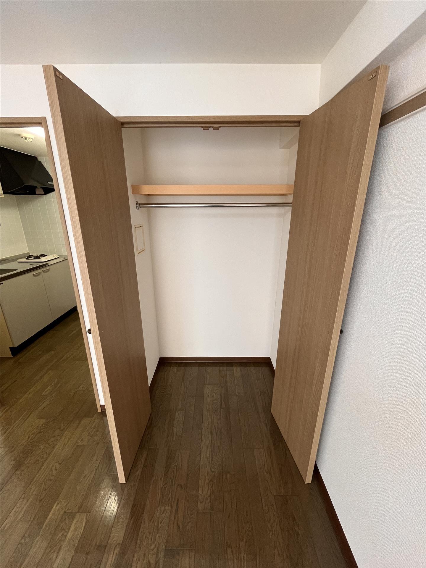 収納　写真は別部屋です。