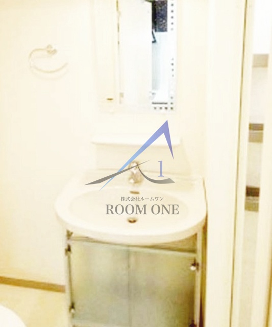 洗面設備　洗面台です。