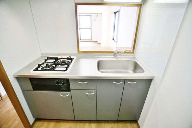 キッチン　２口ガスキッチン