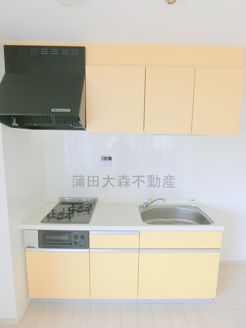 キッチン　2口ガスグリル付システムキッチン