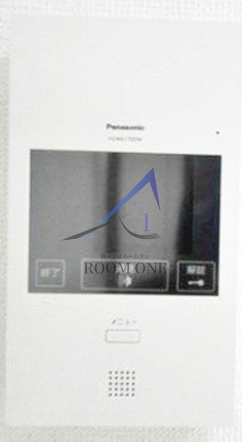 セキュリティ　モニター付きインターホンです。