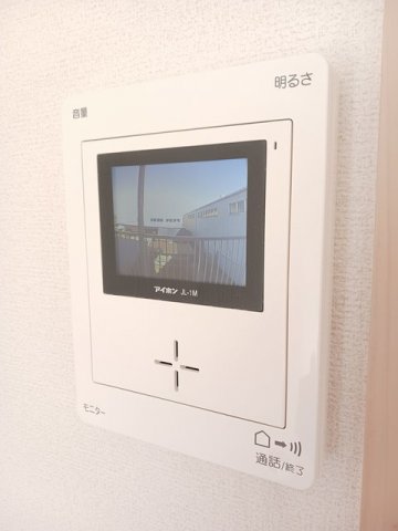 セキュリティ　モニター付きインターホンです