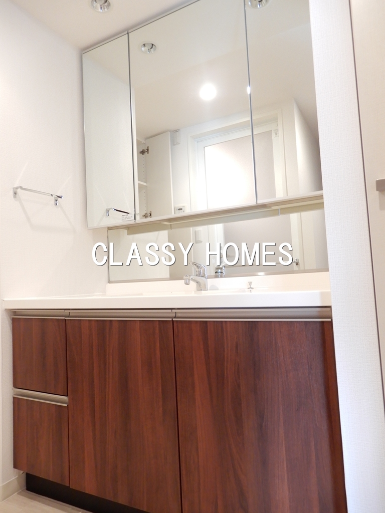 洗面設備　2008年竣工ホワイトタワー浜松町：洗面所