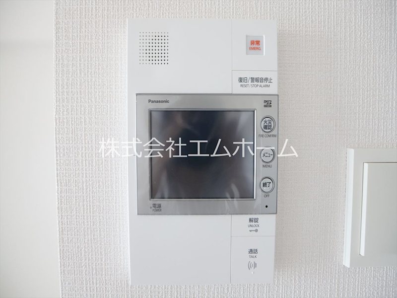 セキュリティ　モニター付インターホン同物件反転タイプ使用