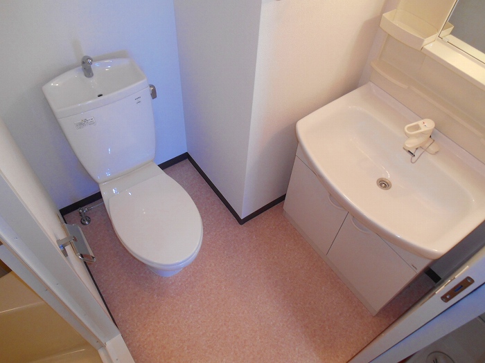 洗面設備　同タイプ別部屋参考写真です