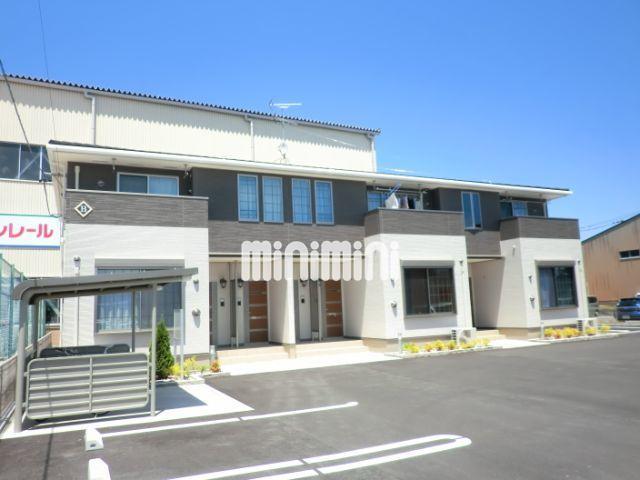 建物外観　お洒落な２トーンの外観。