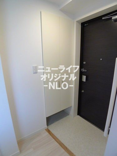 玄関　収納力の高いシューズボックスがあり、玄関が片付きます！