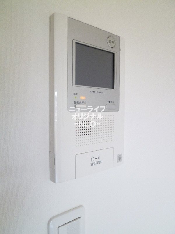 セキュリティ　突然の来客にも安心なモニター付インターホン！