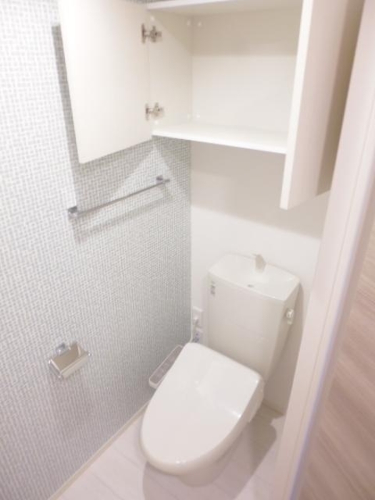 トイレ　ゆったりとした空間のトイレです
