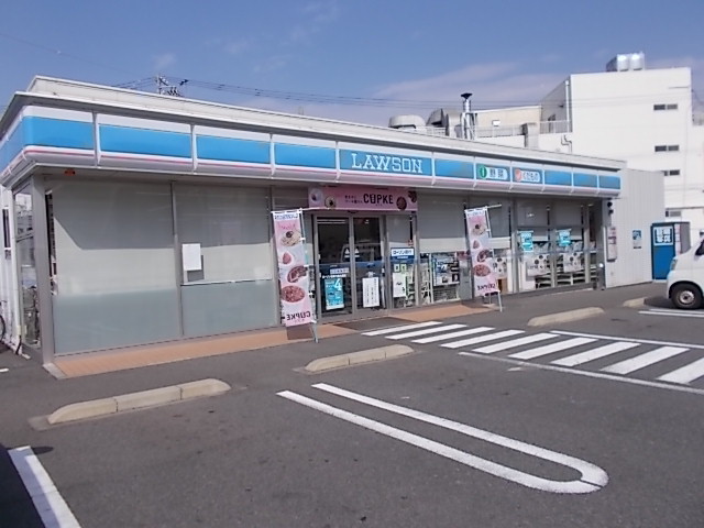 コンビニ　ローソン岐阜六条大溝店（コンビニ）まで450m