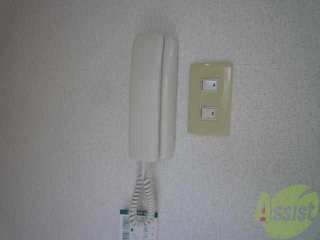 セキュリティ　インターフォンつきで安心ですね！