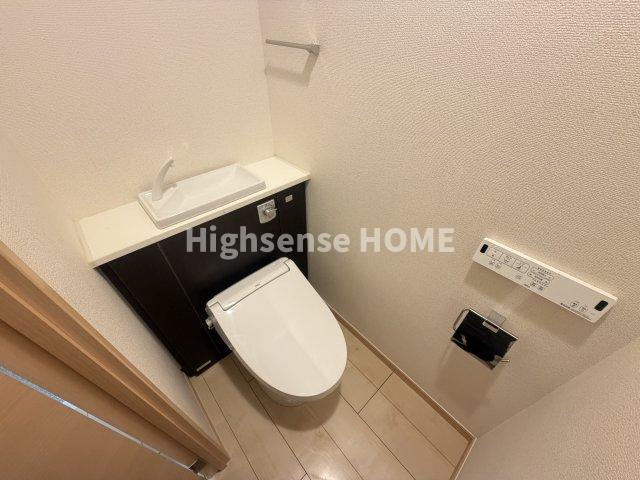 トイレ　ゆったりとした空間のトイレです