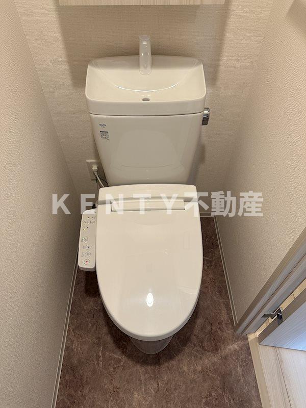 トイレ　ゆったりとした空間のトイレです