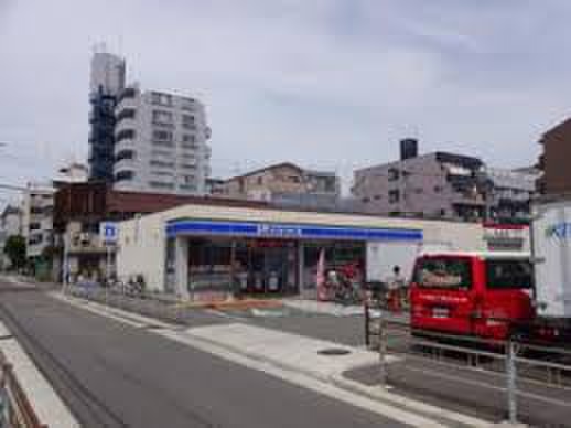 コンビニ　ローソン住吉あびこ病院前店（コンビニ）まで150m