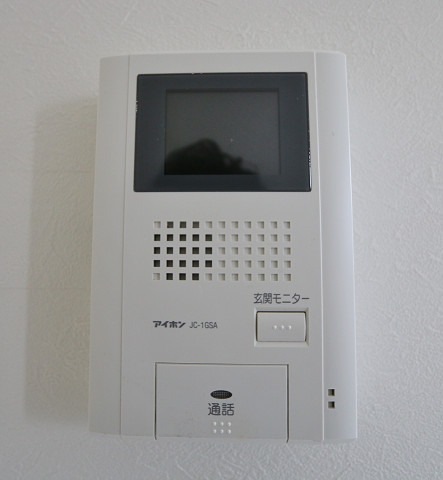 セキュリティ　モニタ付きで来客時も安心です