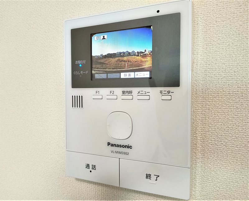 セキュリティ　ドアホン付きのため安心安全です。