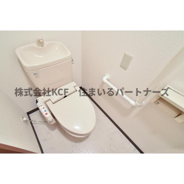 トイレ　ゆったりとした空間のトイレです
