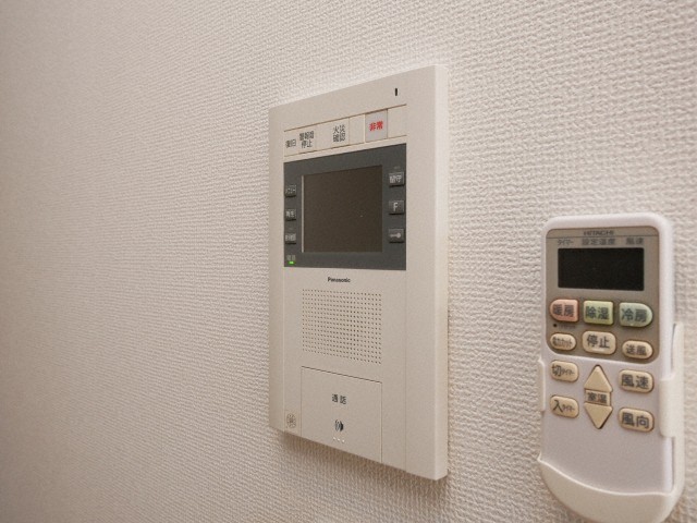 セキュリティ　モニター付きインターフォンです