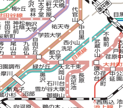 洗面設備　路線図☆